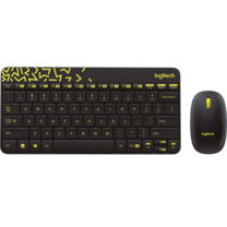 Logitech Wireless Combo Keyboard and Mouse MK240 Nano Black - Thai