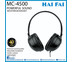 HAIFAI หูฟังครอบศีรษะ พร้อมไมโครโฟน รุ่น MC-4500