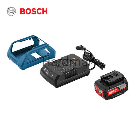 Bosch แบตเตอรี่ Starter Set รุ่น GBA 18V 2,0 Ah MW-B 2 ก้อน + แท่นชาร์จไร้สาย รุ่น GAL 1830W Wireless Charging Professional
