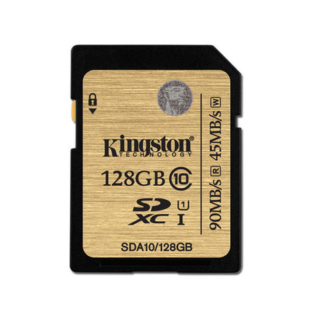 Kingston 128GB SDXC Class 10 UHS-I 90r/45w MB/S (SDA10/128GB)