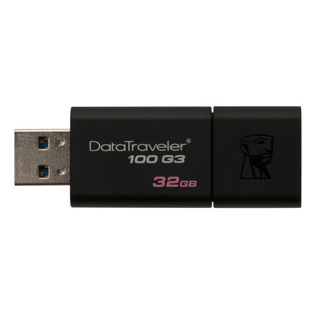 Kingston DataTraveler 100G3 32GB USB 3.0 Flash Drive (DT100G3/32GB)