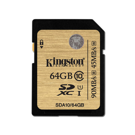 Kingston 64GB SDXC Class 10 UHS-I 90r/45w MB/S (SDA10/64GB)