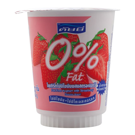 โยเกิร์ตดัชชี่ 0% สตรอเบอร์รี่ 135ก.