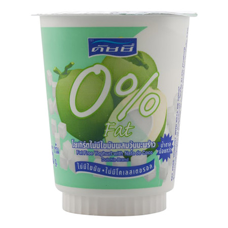 โยเกิร์ตดัชชี่ 0% ผสมวุ้นมะพร้าว 135 g.