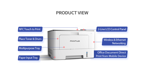 PANTUM BP5100DW Laser Printer - Print only/ Wifi ปริ้นขาวดำ #พร้อมส่ง ...