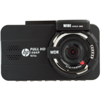 HP กล้องติดรถยนต์ รุ่น F870X CAR CAMCORDER 3.0 WIRELESS GPS LCD SCREEN กล้องหน้าอย่างเดียว มี WiFi