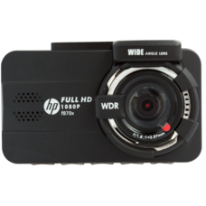 HP กล้องติดรถยนต์ รุ่น F870X CAR CAMCORDER 3.0 WIRELESS GPS LCD SCREEN กล้องหน้าอย่างเดียว มี WiFi