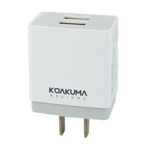 KOAKUMA SMART FLASH2 2.1A EXQUISITE USB CHARGER WHITE