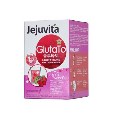 JEJUVITA GLUTATO 6's รักษาความอ่อนเยาว์ดูแลผิวพรรณ