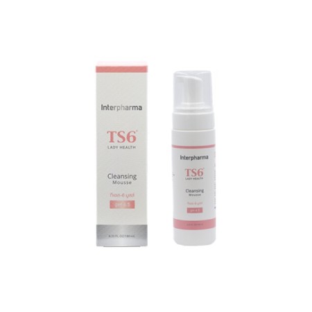 TS6 CLEANSING MOUSSE 180 ML. ทีเอส-6 มูสส์ คืนสมดุลให้จุดซ่อนเร้น สยบปัญหากวนใจ