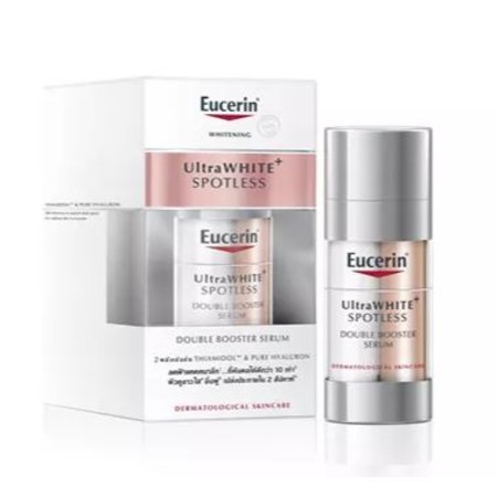 EUC ULTRAWHITE+ SPOTLESS Double Booster Serum 30ML ลดฝ้าแดดหนาลึก และจุดด่างดำ ช่วยฟื้นบำรุงเต็มความอิ่มฟูทุกมิติ เผยผิวดูขาวใส