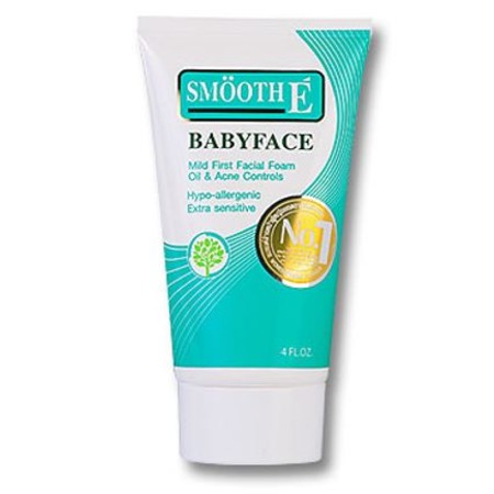 Smooth E Babyface Mild First Facial Foam Oil And Acne Controls 120 g.