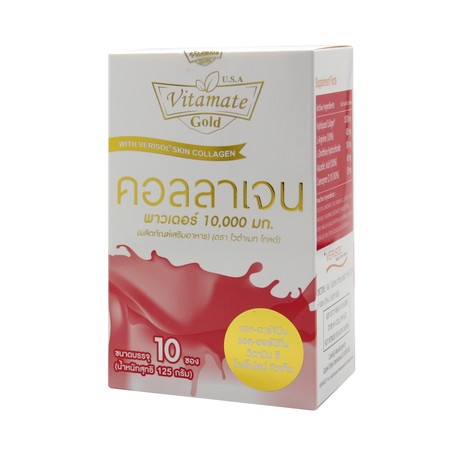 VITAMATE GOLD COLLAGEN POWDER 10,000 MG. 10 SAC.