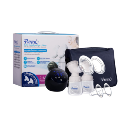 Pureen Electric Double Breast Pump - 2 Motors (BPA Free) เครื่องปั๊มนมไฟฟ้าเพียวรีนแบบปั๊มคู่ 2 มอเตอร์