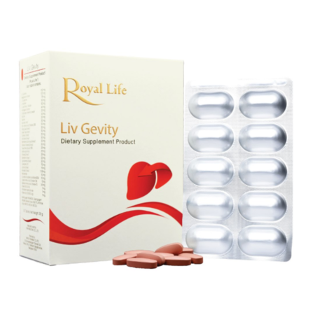 Royal Life Liv Gevity Tablet 30'S วิตามินบำรุงสุขภาพตับและช่วยขับสารพิษและสารอนุมูลอิสระออกจากร่างกาย