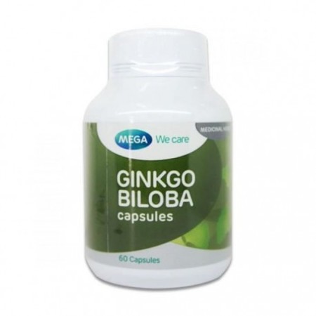 GINKGO BILOBA CAPSULES 40mg 60's (MEGA) SP เหมาะสำหรับผู้ที่ต้องการดูแลสมองและความทรงจำ