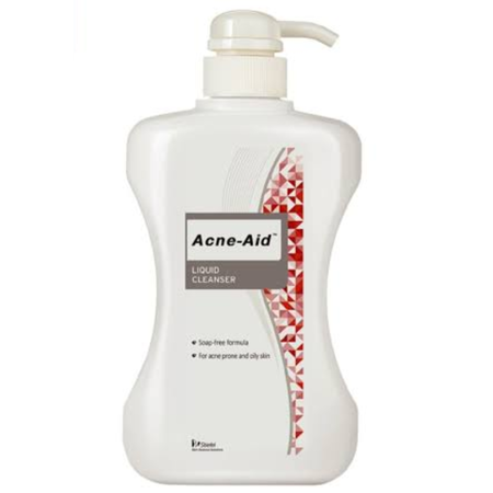 ACNE-AID LIQUID CLEANSER (สีแดง) ผลิตภัณฑ์ทำความสะอาดผิวหน้า 500 มล.