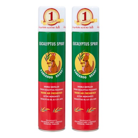 EUCALIPTUS SPRAY300 ML.(แพ็คคู่) น้ำมันยูคาลิปตัสตราจิงโจ้