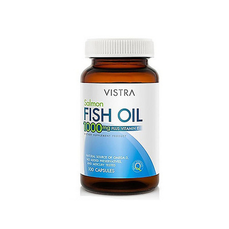 Vistra Salmon Fish Oil 1000mg 100caps น้ำมันปลา 100 แคปซูล