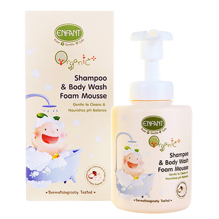 ENFANT ORGANIC PLUS SHAMPOO&BODY WASH FORM MOUSSE 400 ML (PUMP)