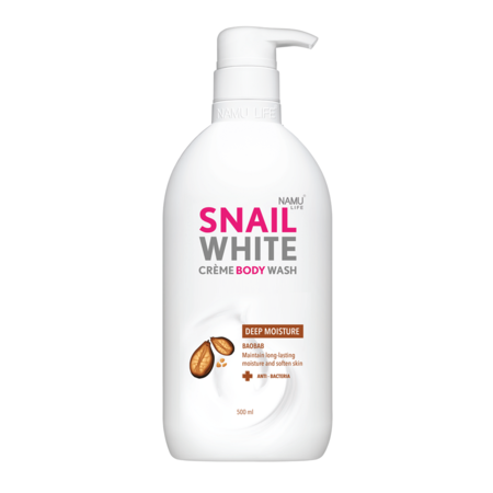 SNAILWHITE CREAM BODY WASH DEEP MOISTURE 500ML