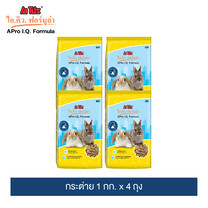 อาหารกระต่าย เอโปร ไอคิว ฟอร์มูล่า 1 กก. x 4 ถุง / A Pro I.Q. Formula Rabbit Feed 1 kg. x 4 Pack