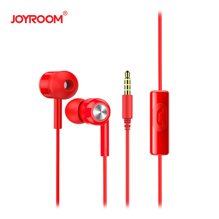 หูฟัง Joyroom E102-S Earphone-Red