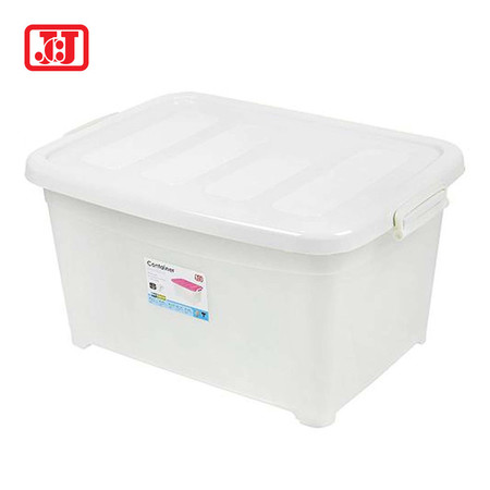 JCJ กล่องเก็บของอเนกประสงค์มีล้อ ความจุ 25 ลิตร รุ่น 5112 - สีขาว