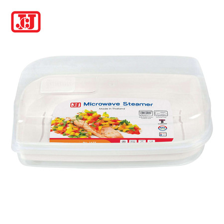 JCJ กล่องไมโครเวฟสำหรับอุ่นอาหาร ขนาด 2500 มล. พร้อมช่องระบายอากาศ รุ่น 1639