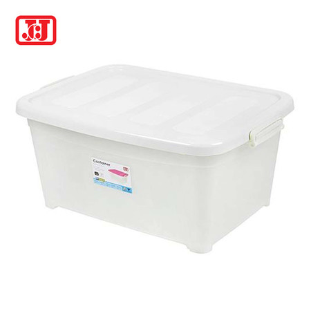 JCJ กล่องเก็บของอเนกประสงค์มีล้อ ความจุ 15 ลิตร รุ่น 5111 - สีขาว