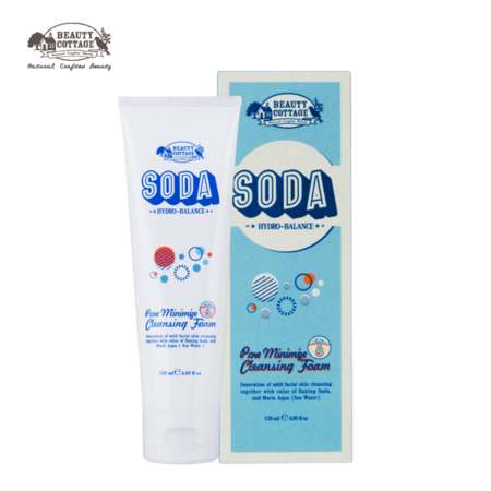 BEAUTY COTTAGE SODA PORE MINIMIZE CLEANSING FOAM บิวตี้ คอทเทจ โซดา พอร์ มินิไมซ์ คลีนซิ่ง โฟม (120)