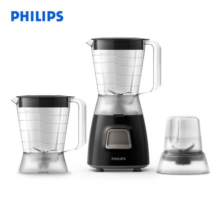 PHILIPS เครื่องปั่น โถ 1.25 ลิตร รุ่น HR2059 สีดำ