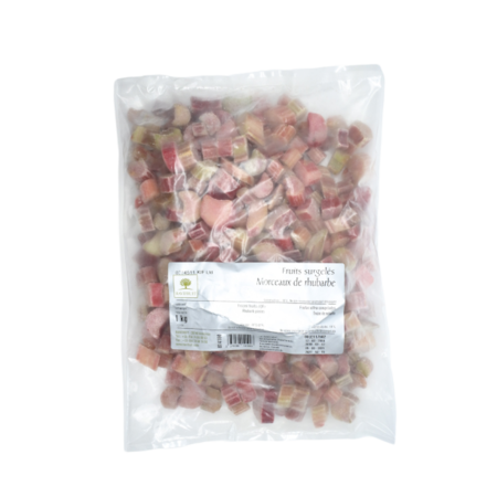 Ravifruit FZ IQF Rhubarb Pieces 1kg.
