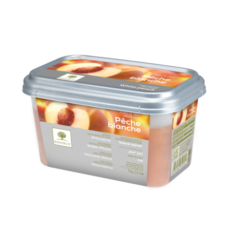 Ravifruit FZ Puree Peach white 1kg. (Imported)