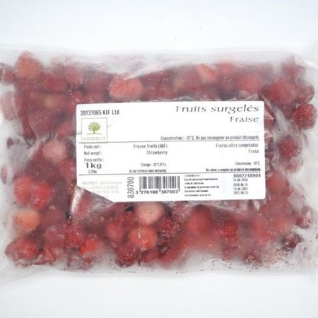 Ravifruit FZ IQF Strawberry - Senga Sengana 1kg. (Imported)