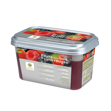 Ravifruit FZ Puree Fruit of the forest & Red fruit 1kg. (Imported)
