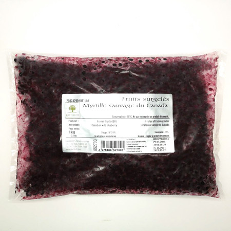 Ravifruit FZ IQF Blueberry Canada 1kg.