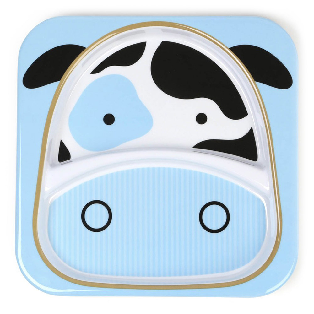 28-skip-hop--zoo-divided-plate-cow-style