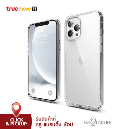 ELAGO เคส สำหรับ iPhone 12 Pro Max Hybrid Clear Case