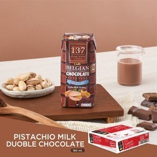 137 ดีกรี นมพิสตาชิโอสูตรดับเบิ้ลช็อคโกแลต ขนาด 180 มล. 1 ลัง มี 12 แพ็ค 36 กล่อง