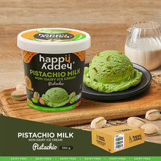 Happy Addey Pistachio Ice Cream 350g X 6 cups Vegan( แฮปปี้แอดดี้ ไอศกรีมนมพิสตาชิโอ สูตรเจ ปราศจากนมวัว )