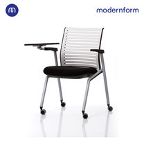 Modernform เก้าอี้ LECTURE เก้าอี้มหาลัย โรงเรียน สีดำ + แผ่นรองเขียนสีดำ รุ่น Tec (01)