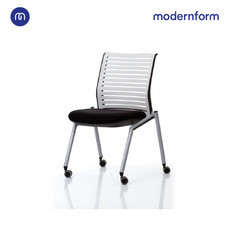 Modernform เก้าอี้เอนกประสงค์ เก้าอี้ประชุม  เก้าอี้สัมมนา รุ่น Tec  (03) พนักพิงกลาง  สีดำ