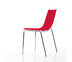 Modernform เก้าอี้อเนกประสงค์ เก้าอี้สัมมนา เก้าอี้ประชุม รุ่น CT390 ขาเหล็ก สีแดง