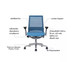 Modernform เก้าอี้ Steelcase ergonomic รุ่น Think v2 Platinum พนักพิงกลาง สีฟ้า ปรันเอนได้ 4 ระดับ เก้าอี้เพื่อสุขภาพ