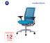 Modernform เก้าอี้ Steelcase ergonomic รุ่น Think v2 Platinum พนักพิงกลาง สีฟ้า ปรันเอนได้ 4 ระดับ เก้าอี้เพื่อสุขภาพ