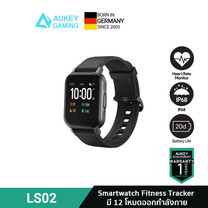AUKEY LS02 สมาร์ทวอทช์ Smart watch Fitness Tracker with 12 Activity Modes IPX6 Waterproof 20 Day Battery, Support iOS & Android รุ่น LS02