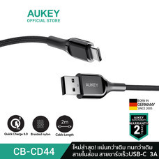 AUKEY CB-CD44 สายชาร์จเร็ว USB-C USB 3.1 USB A To USB C Cable สายไนล่อน รุ่น CB-CD44