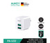 AUKEY ULTRA COMPACT AiPower Adaptive Fast Charge 2 Port PA-U32​-White