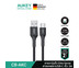 AUKEY สายชาร์จเร็ว USB-C / TYPE-C Elite Kevlar Cable สายชาร์จ USB-C สายเคฟล่าร์ ความยาว 1.2 เมตร AKC Series รุ่น CB-AKC1